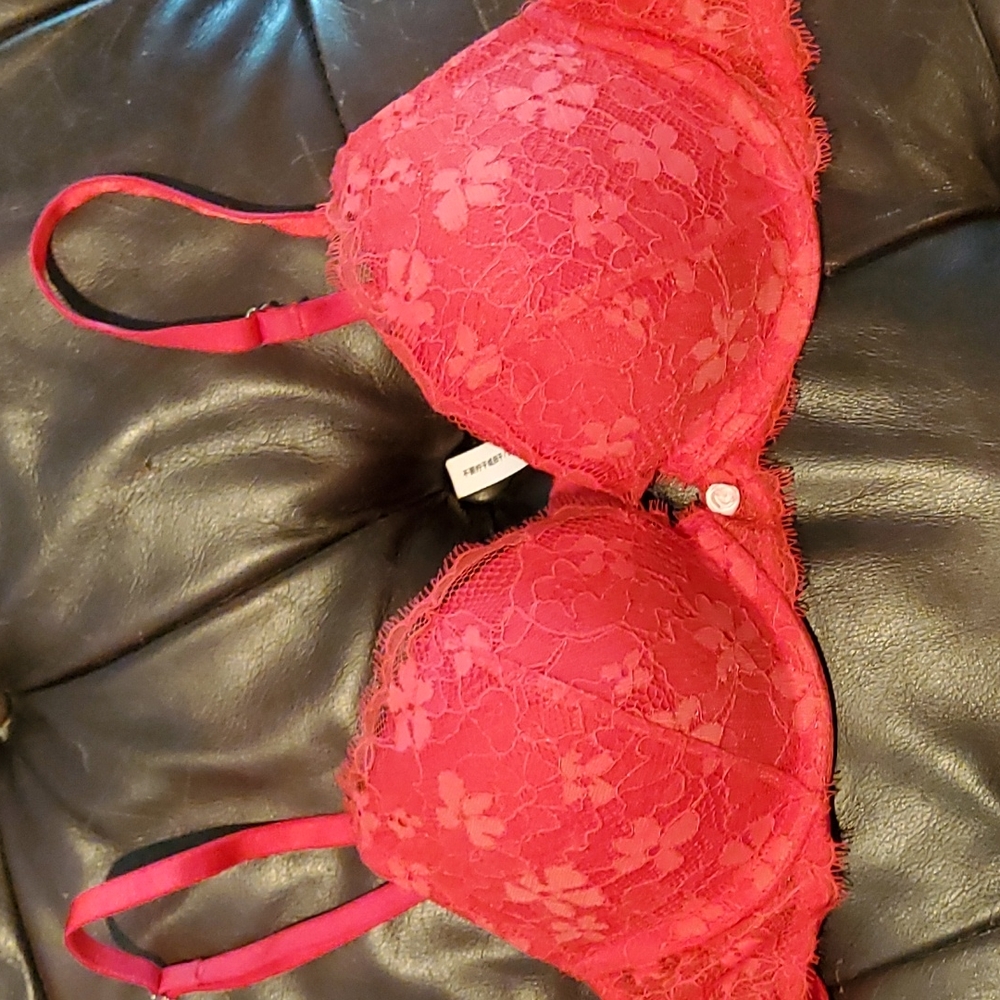 Lace push up bra